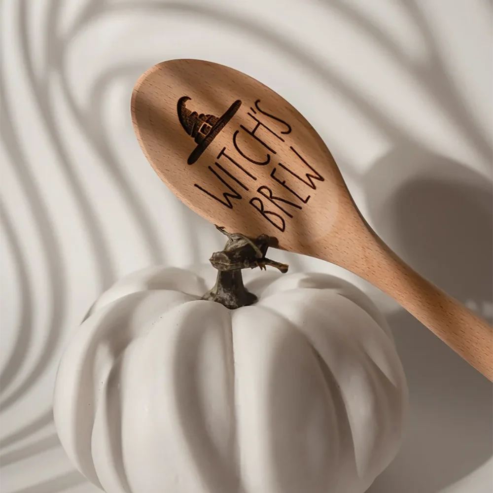 Witch's Brew Wood Spoon