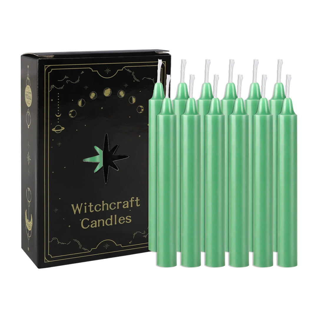 Witchcraft Green Ritual Candles