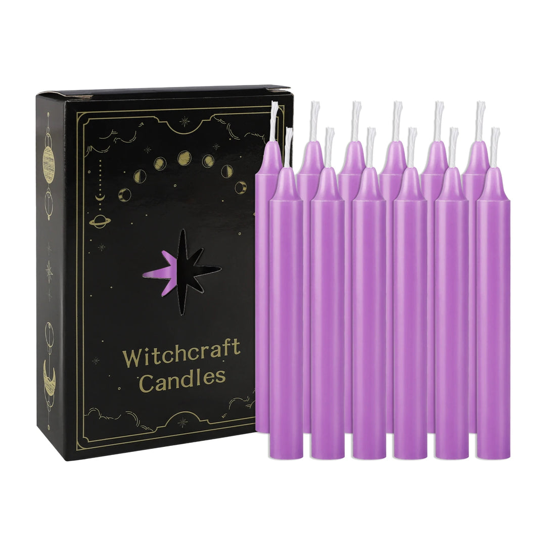 Witchcraft Purple Ritual Candles