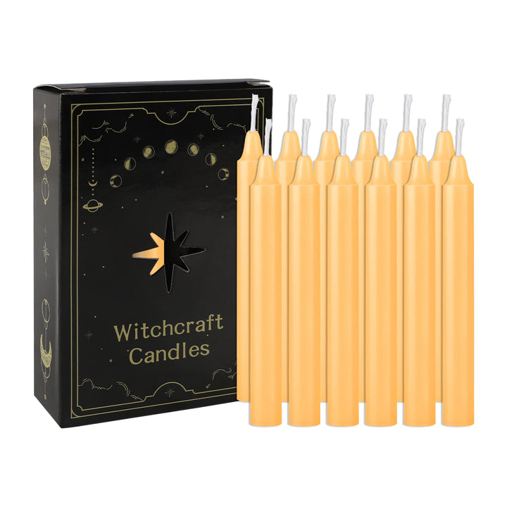Witchcraft Yellow Ritual Candles