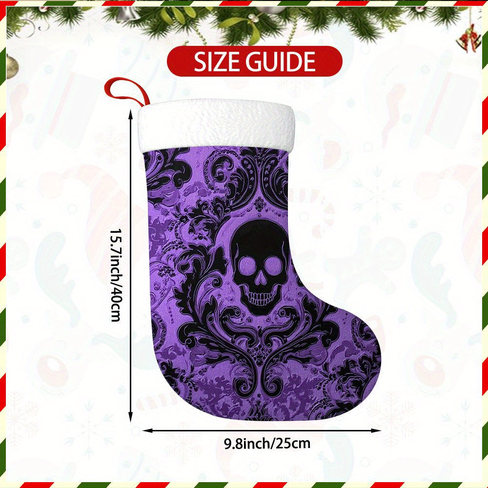 Witchmas Skull Christmas Stockings