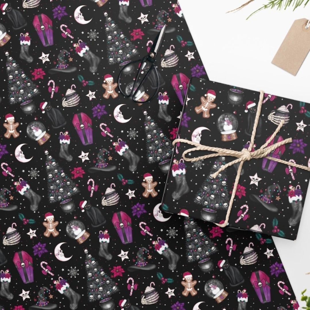 Witchy Christmas Wrapping Paper