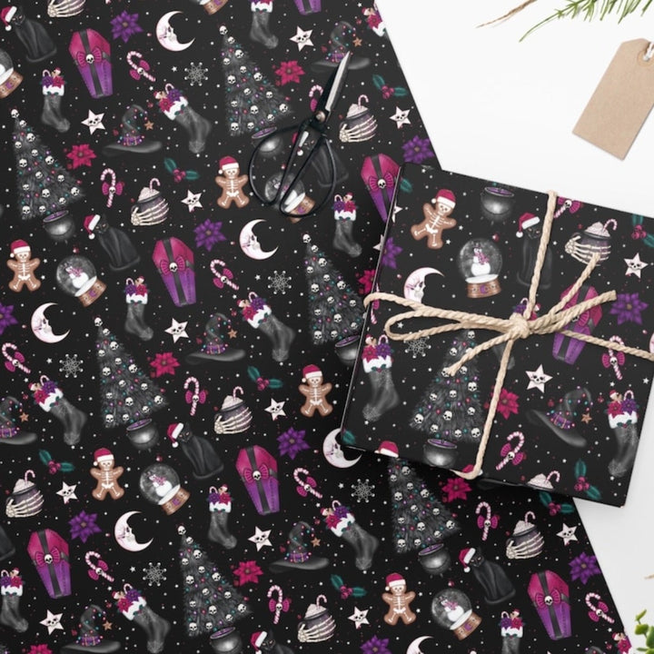 Witchy Christmas Wrapping Paper