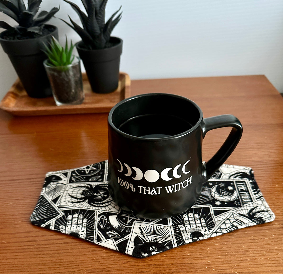 Witchy Coffee Mug Rug