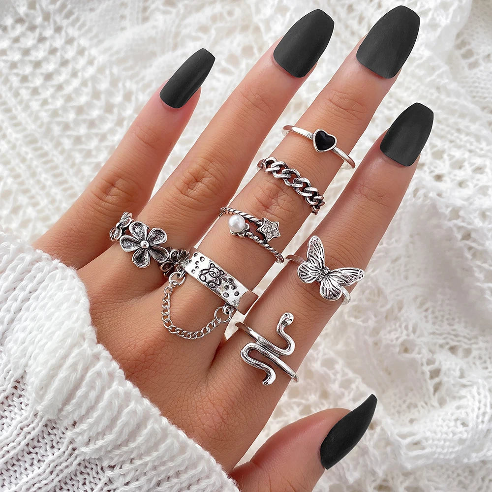 Witchy Fashion Ring Set
