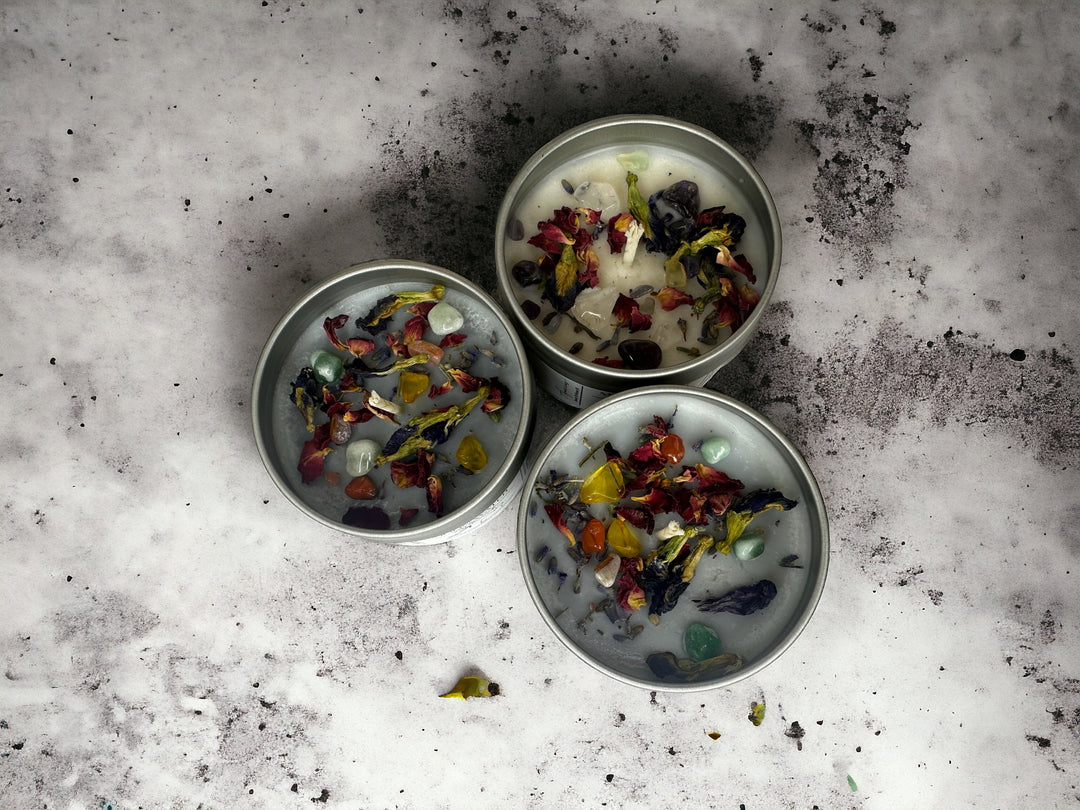 Witchy Herbal Candles