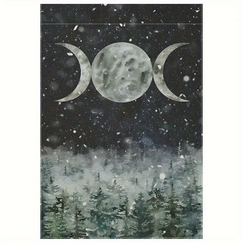 Witchy Winter Garden Flags