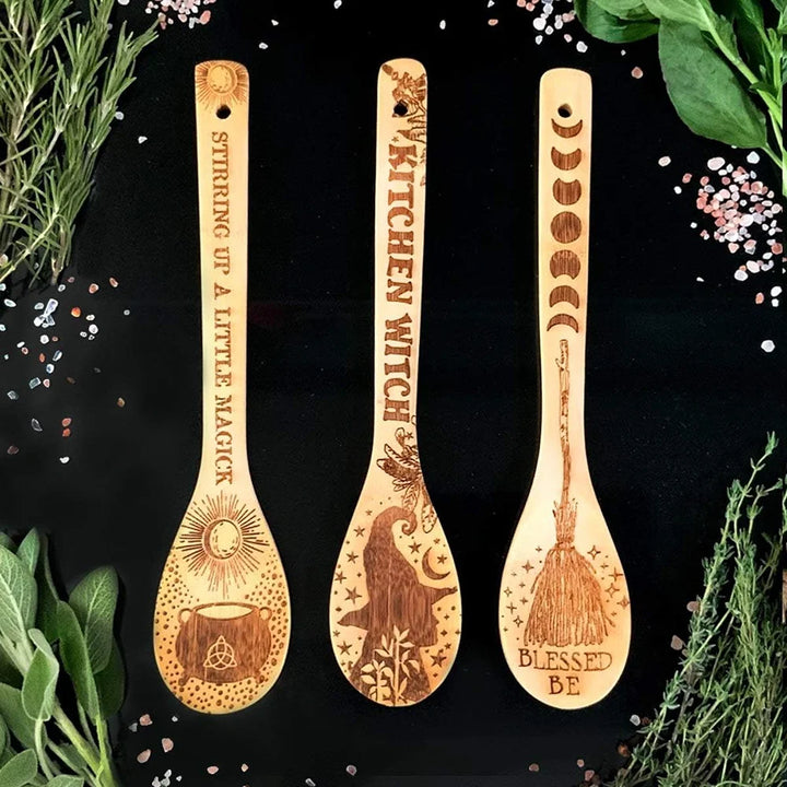 Witchy Wood Spoons