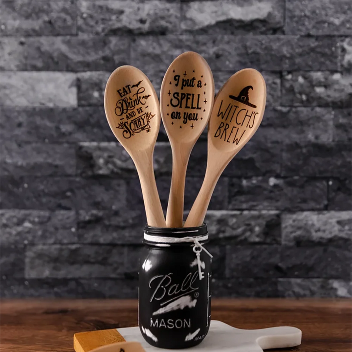 Witchy Wooden Spoons