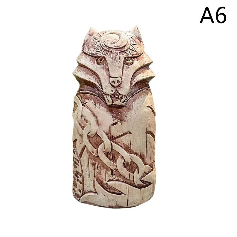 Wolf Altar Figurine