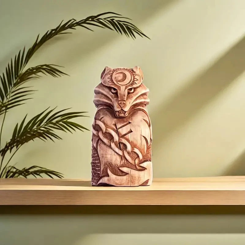 Wolf Altar Statue