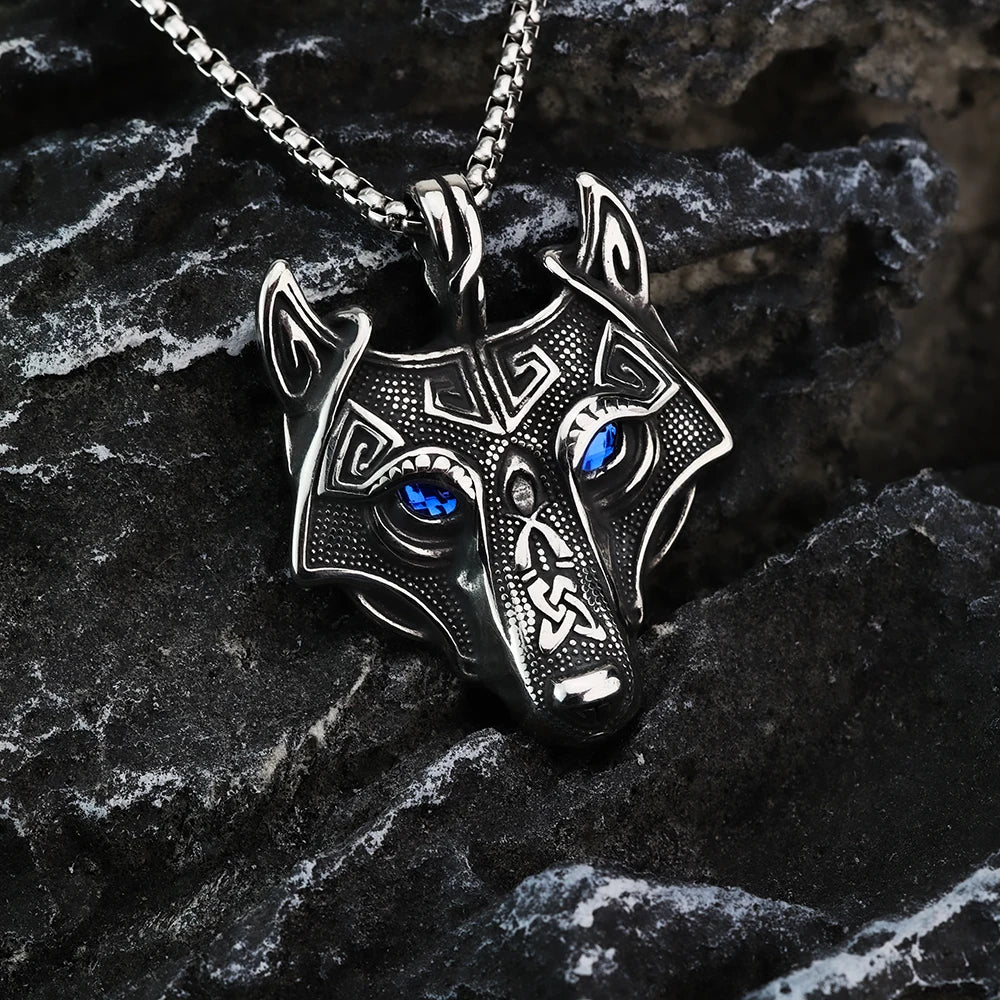 Wolf Head Necklace