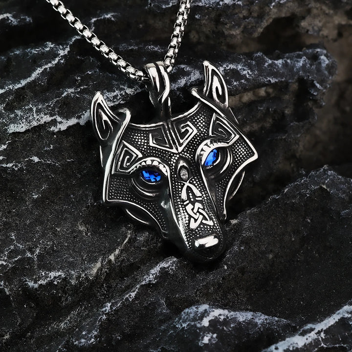 Wolf Head Necklace