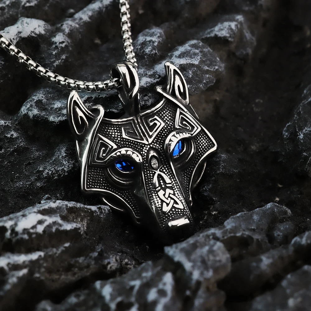 Wolf Head Necklaces