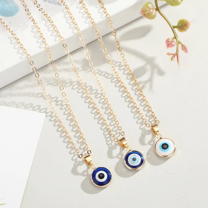 Women's Gold Evil Eye Necklaces