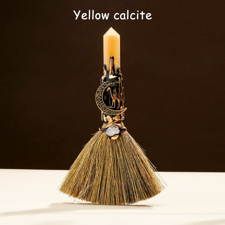 Yellow Calcite Witch Broom