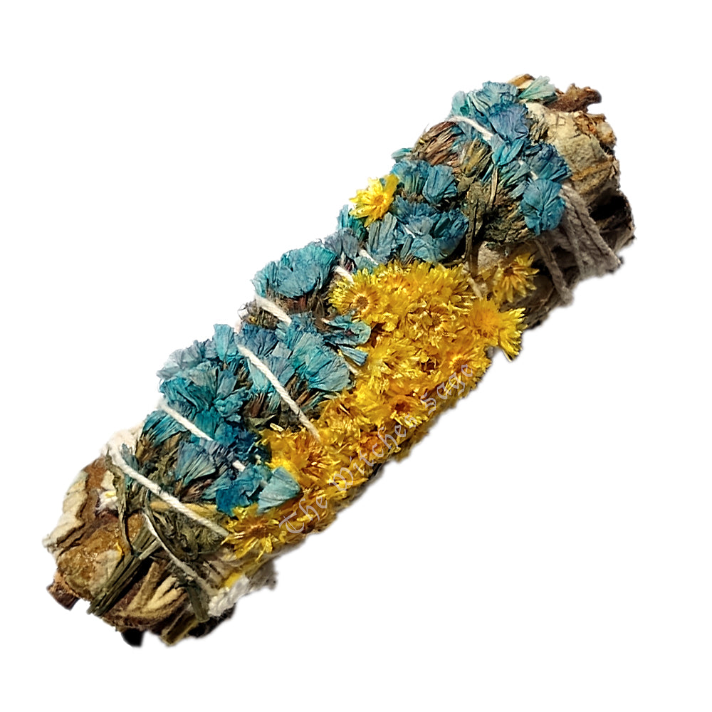 Yerba Santa, Blue Satice, & Mullein Smudge Bundle 