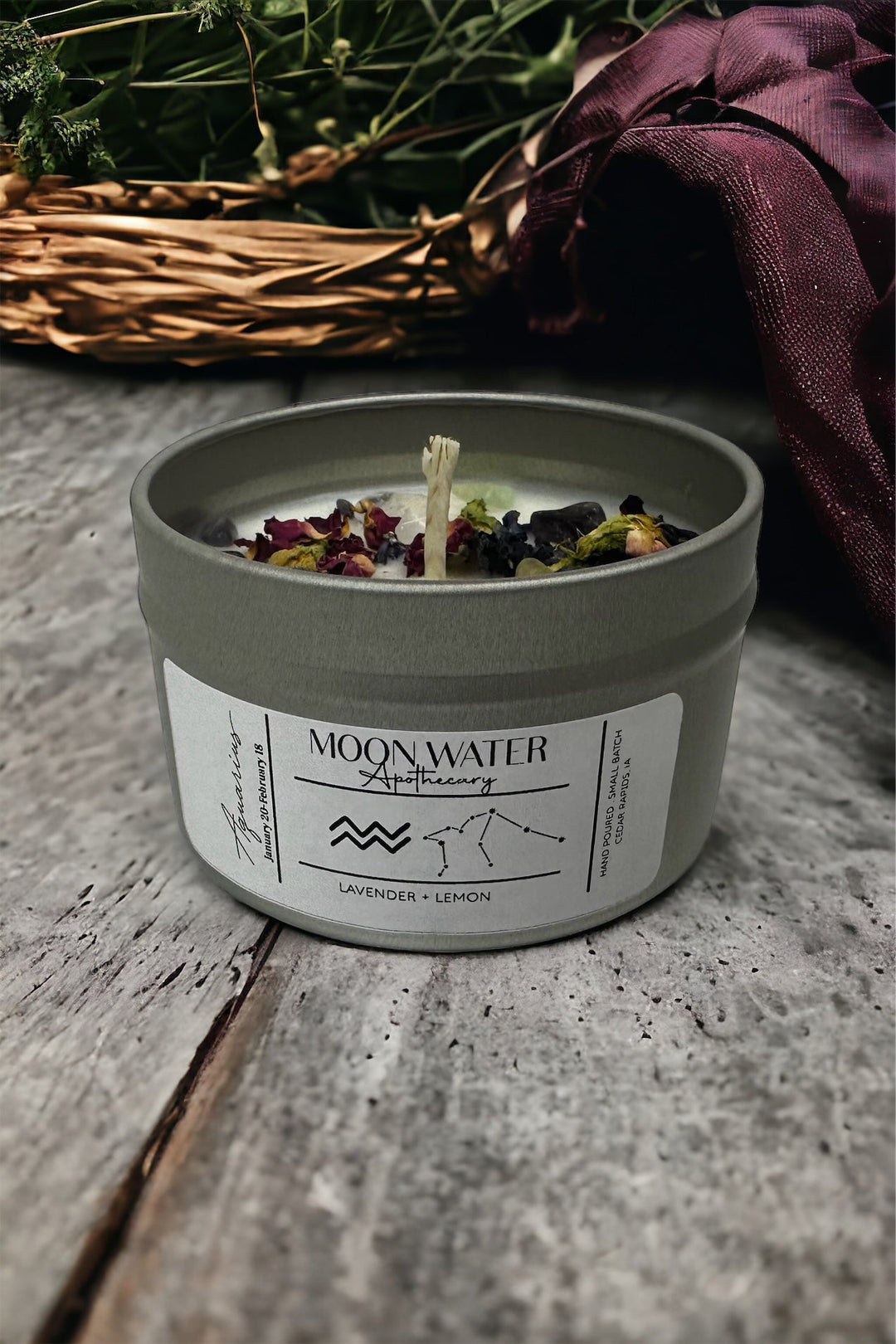 Zodiac Herbal Candle