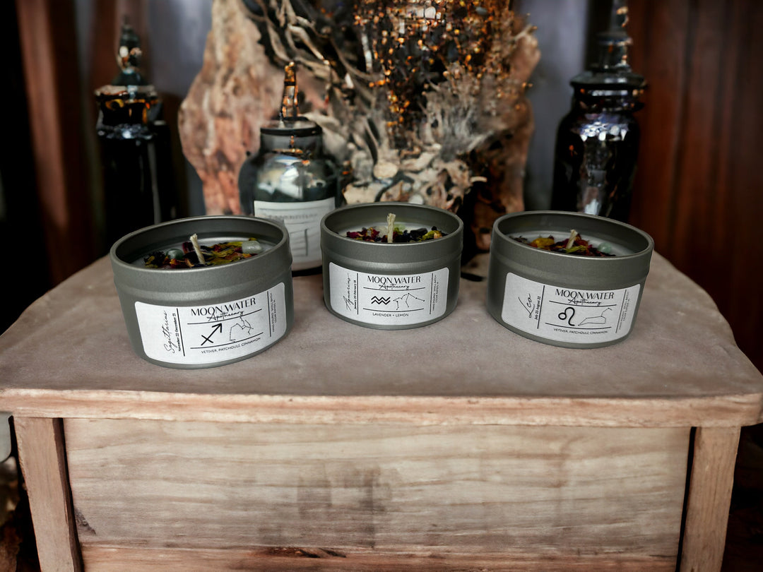 Zodiac Herbal Candle Collection