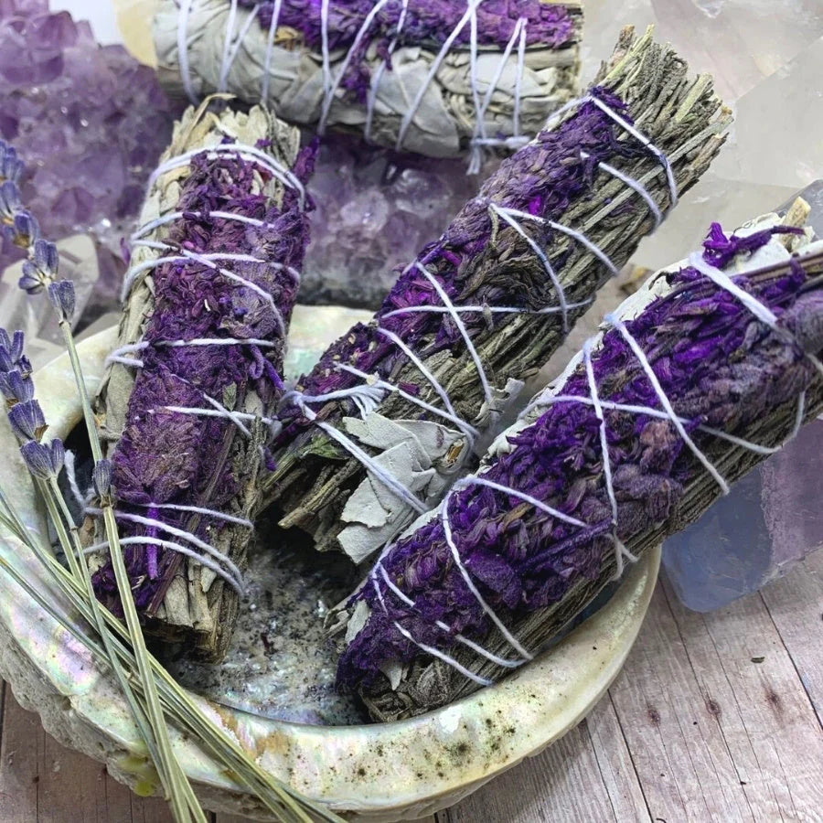 Blue Sage Lavender Smudge Bundles