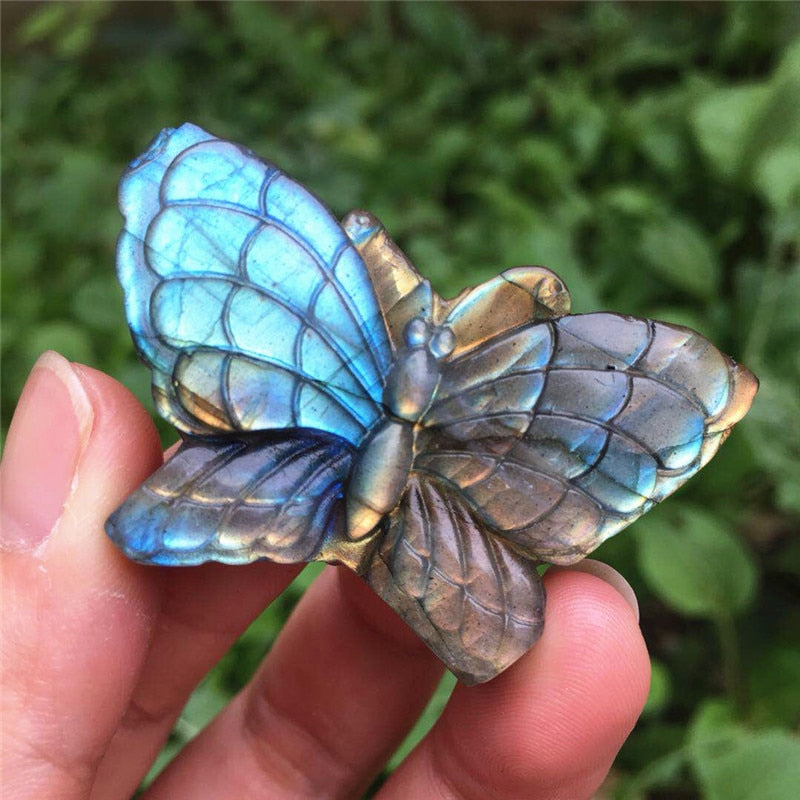 Labradorite Butterfly Crystal