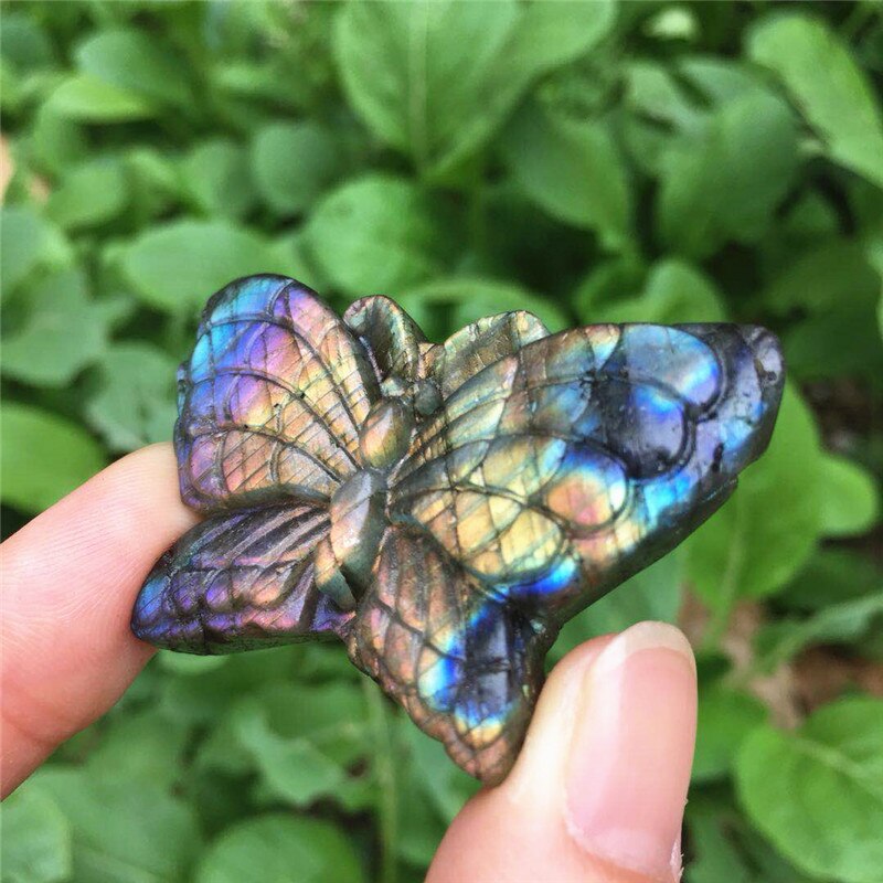 Labradorite Butterfly Crystal