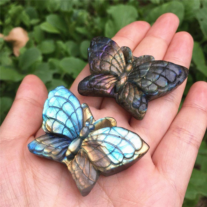 Labradorite Butterfly Crystal