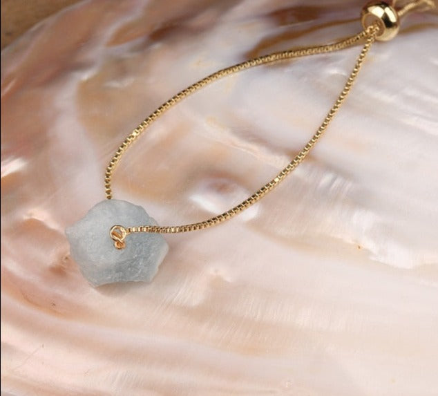 Aquamarine Gold Bracelets