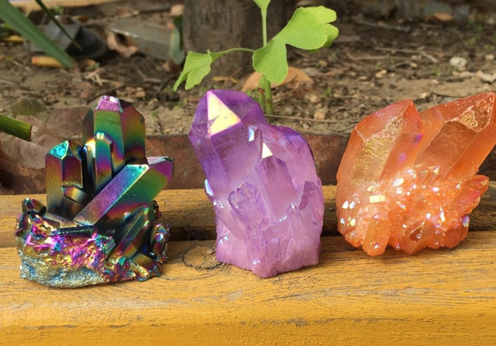Aura Quartz Crystals