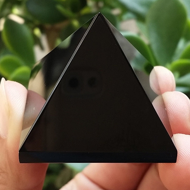 Black Obsidian Pyramids