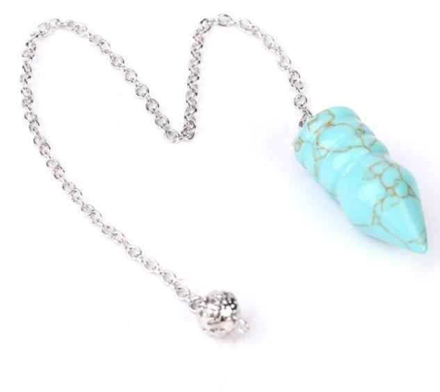 Blue Howlite Pendulums