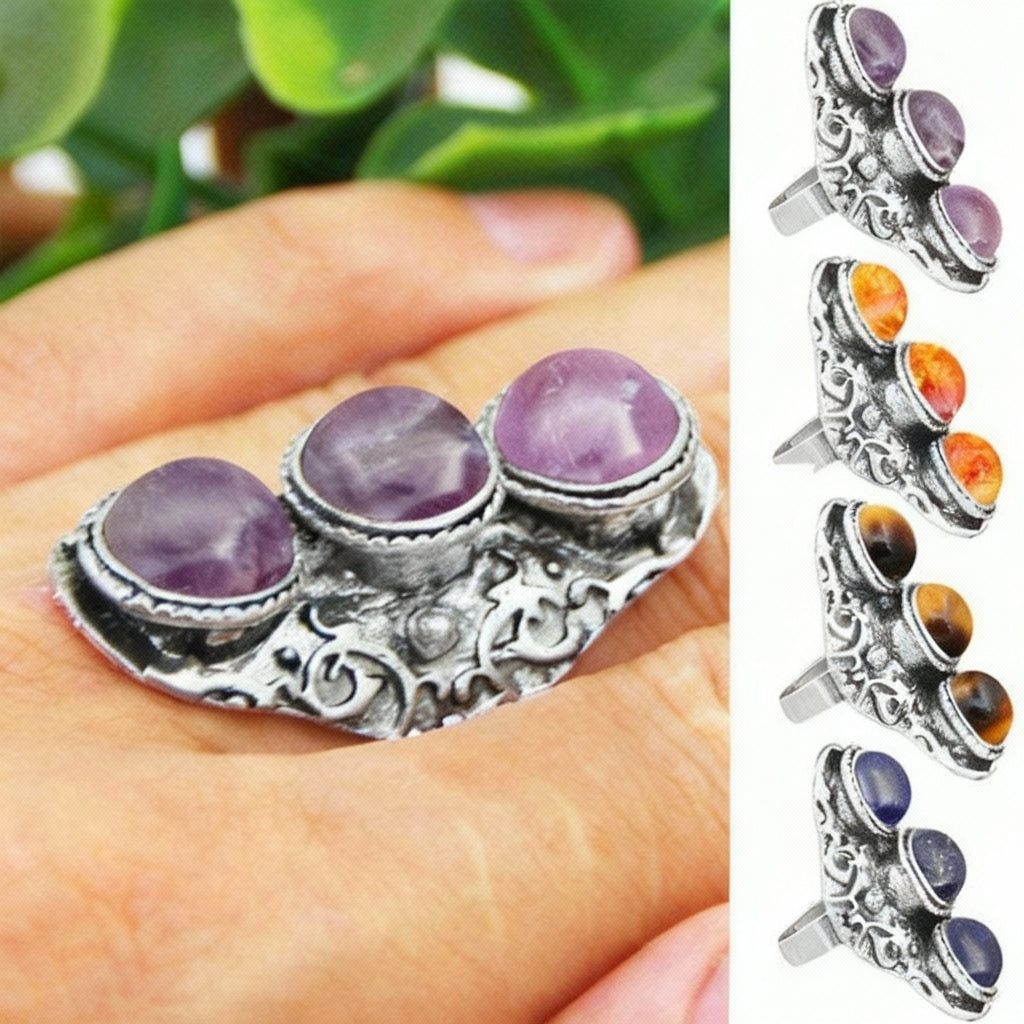 Boho Stone Rings