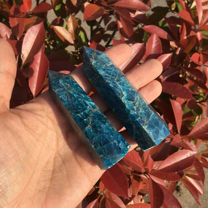 Buy Blue Apatite Crystal Obelisks