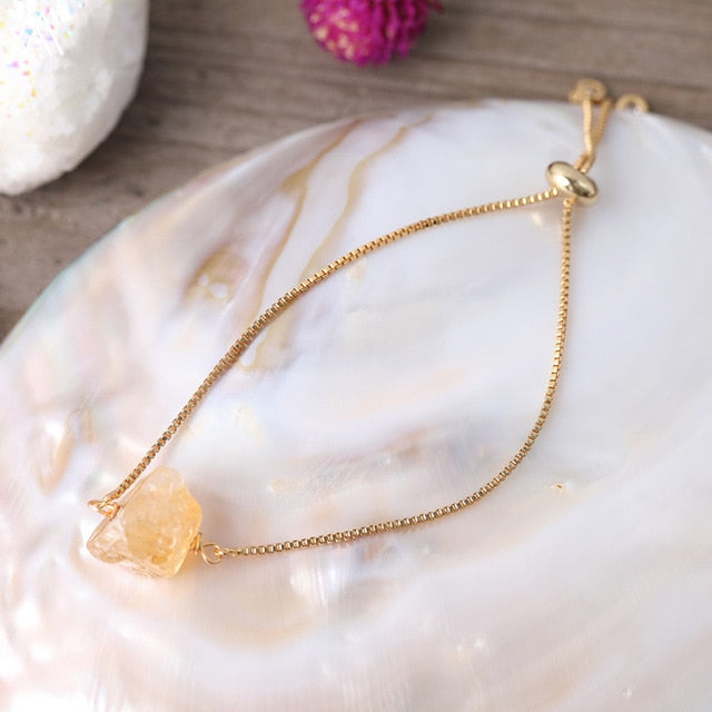 Citrine Gold Bracelet