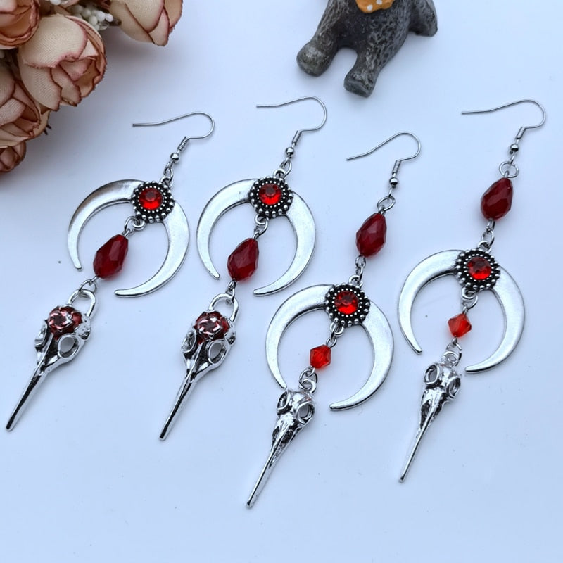 Crow Moon Earrings