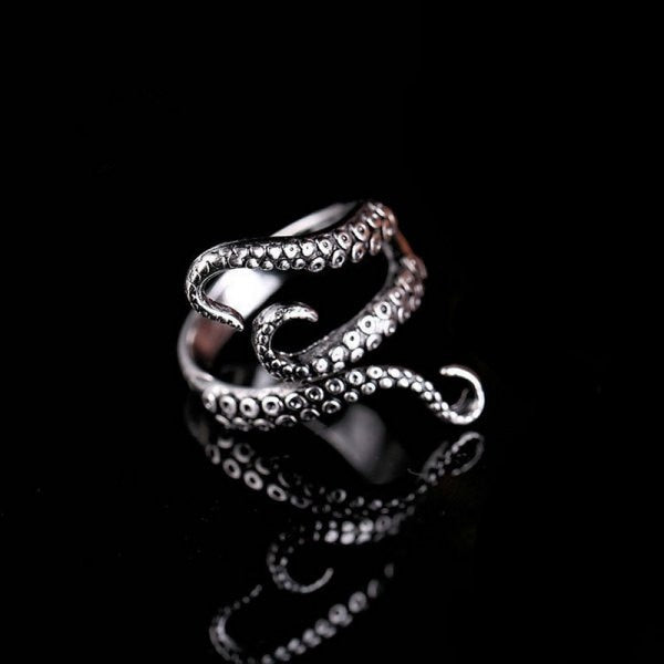 Gothic Octopus Rings