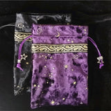 Black and Purple Tarot Card Bag For Sale
