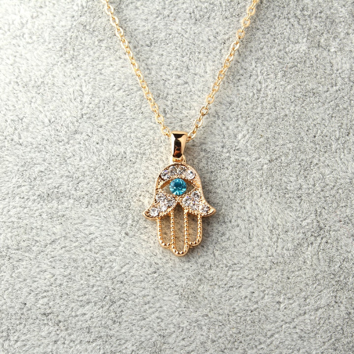 Hamsa Evil Eye Necklace