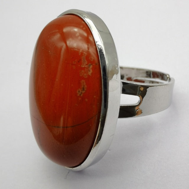 Jasper Oval Ring