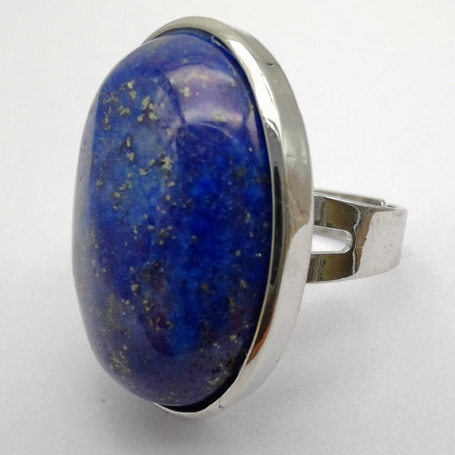 Lapis Lazuli Oval Ring