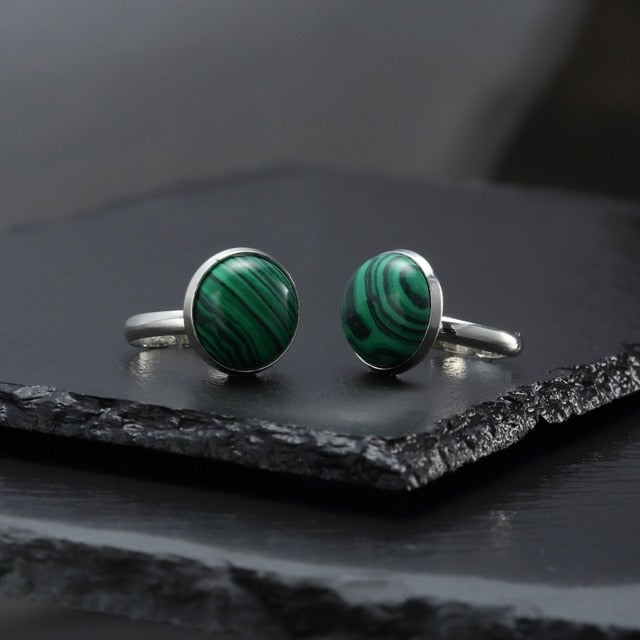 Malachite Rings