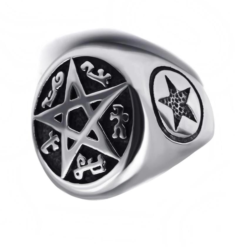 Men's Pentacle Rings
