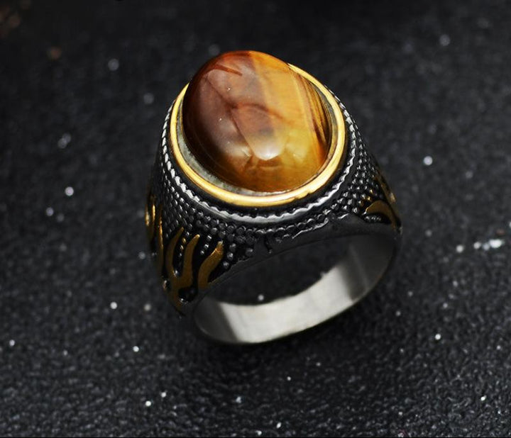 Men's Tiger Eye Ring