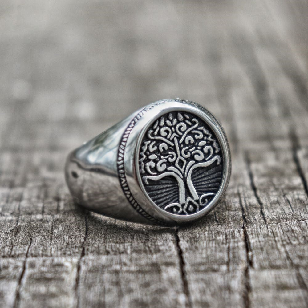 Men's Tree of Life Ring
