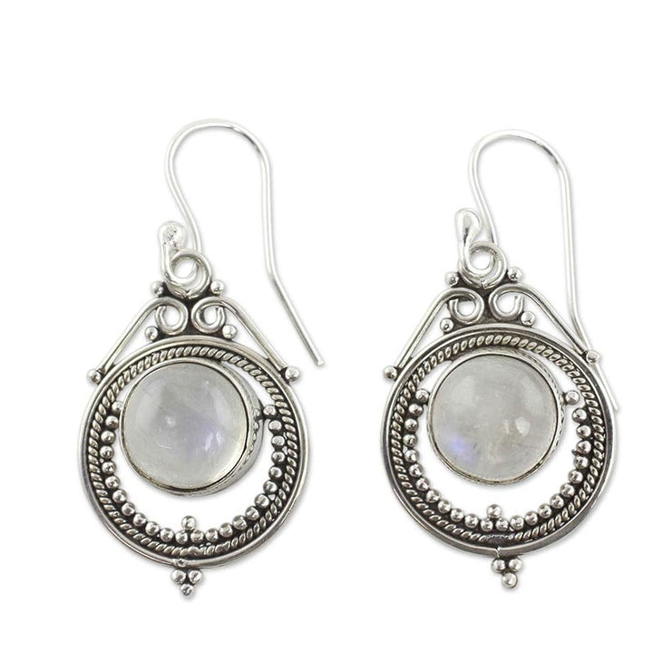 Moonstone Dangle Earrings