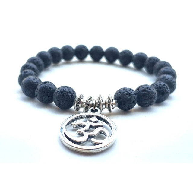OM Lava Rock Bracelet