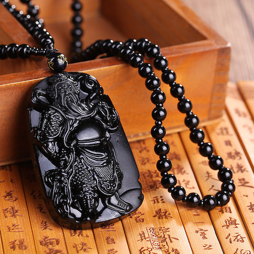 Obsidian Chinese Necklaces