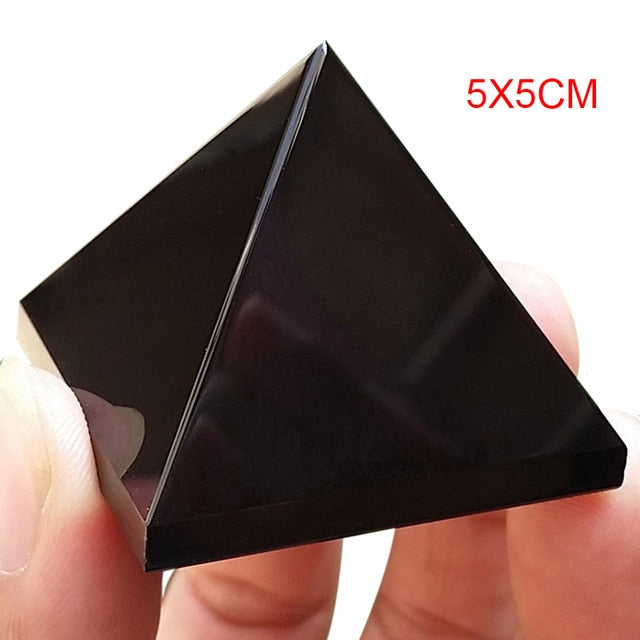 Obsidian Small Pyramids