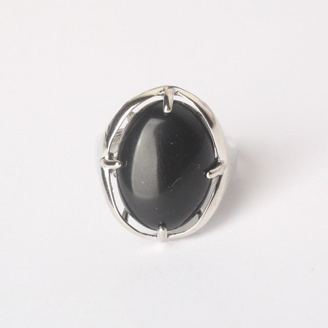 Onyx Oval Rings