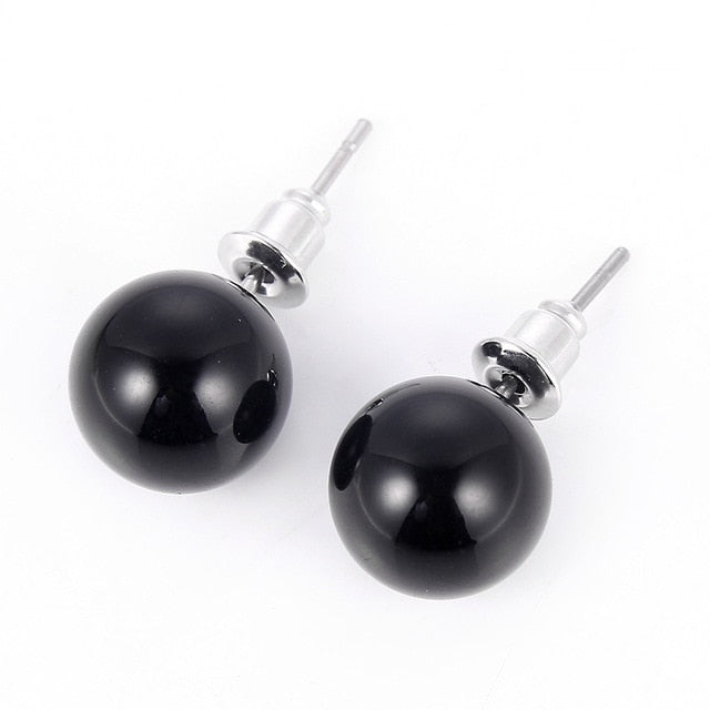 Onyx Stud Earrings